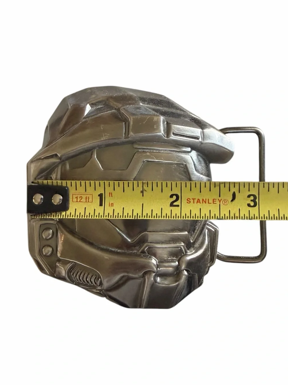 Halo Silver Collectible Master Chief Helmet Belt Buckle Gamer Streetwear